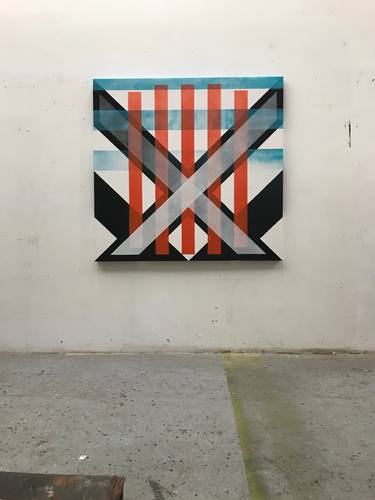 Original Abstract Geometric Paintings by Ryan Campbell