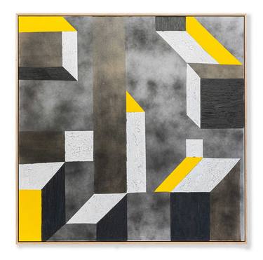 Print of Geometric Abstract Paintings by Charles Clapshaw