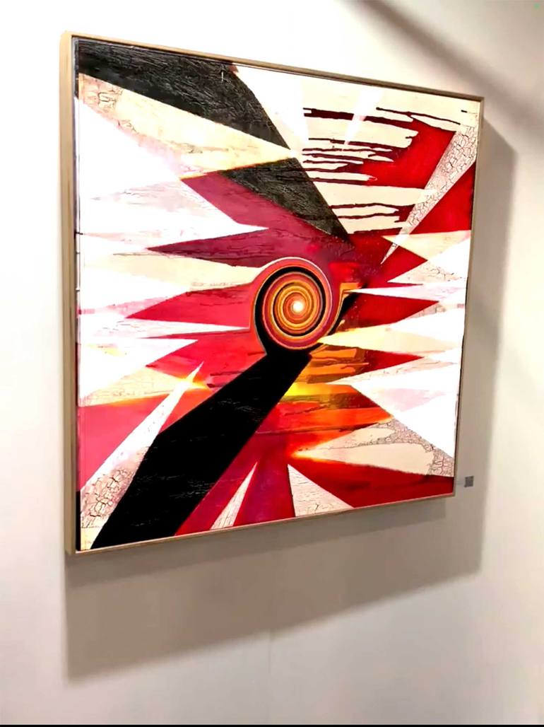 Original Abstract Expressionism Abstract Painting by Charles Clapshaw