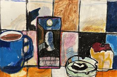 Original Abstract Still Life Drawings by El Gretta