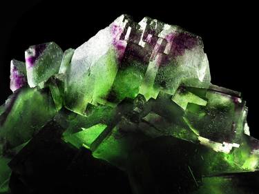 Green Cubic Fluorite (Three) thumb