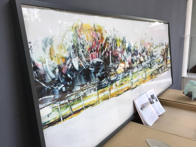 Original Abstract Expressionism Nature Painting by David Antonides