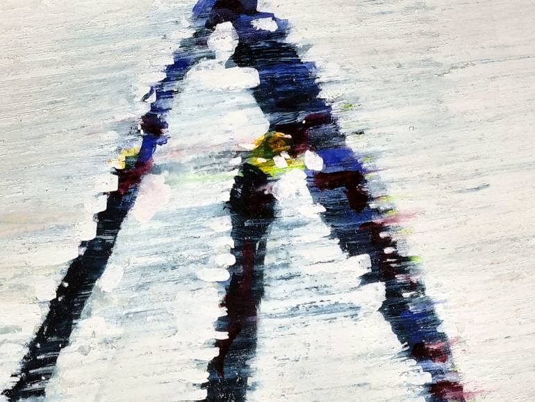 Original Abstract Architecture Painting by David Antonides