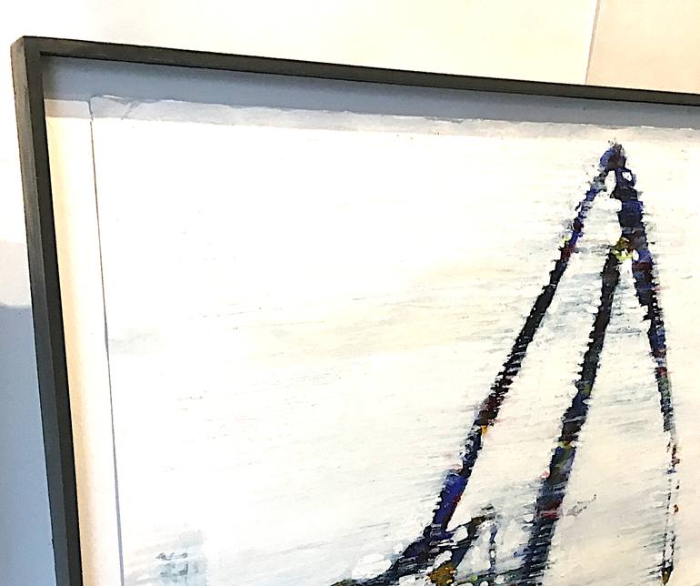 Original Abstract Architecture Painting by David Antonides
