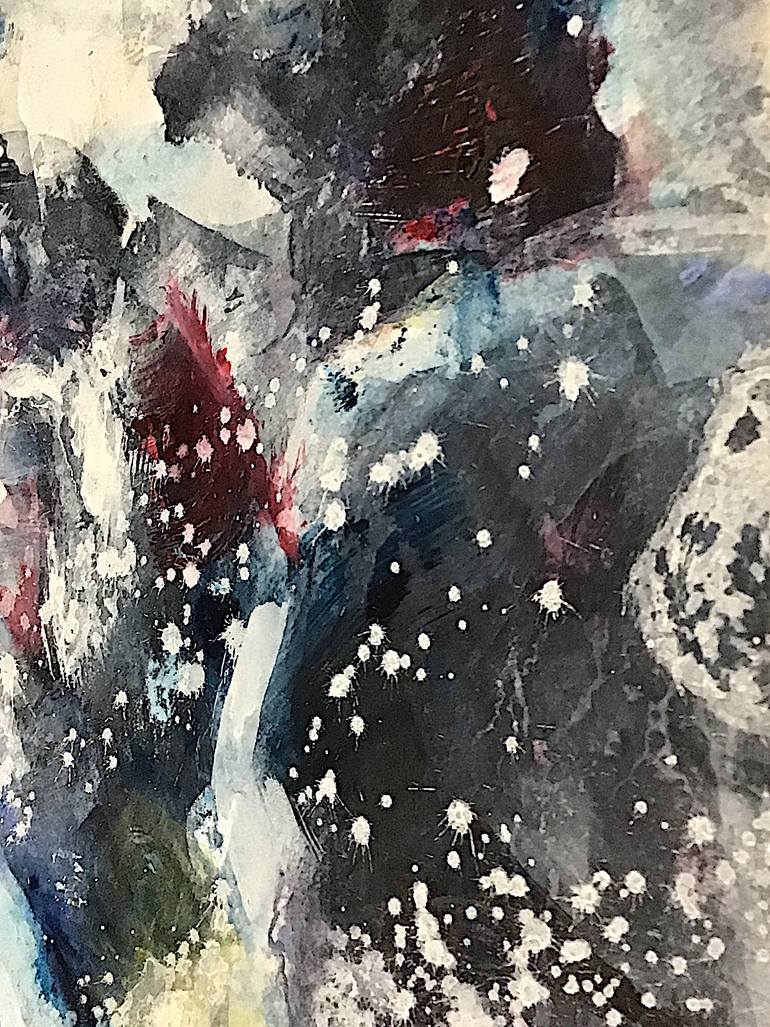Original Abstract Expressionism Cities Painting by David Antonides