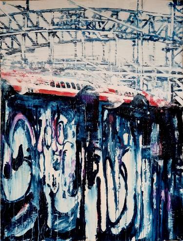 Original Abstract Cities Paintings by David Antonides