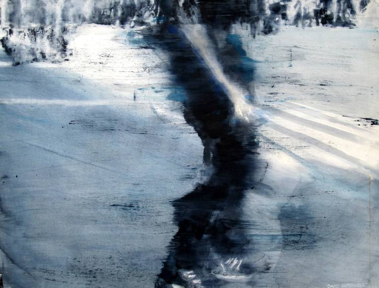 Original Abstract Expressionism Cities Paintings by David Antonides