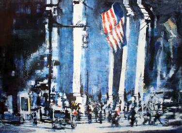 Original Expressionism Cities Paintings by David Antonides