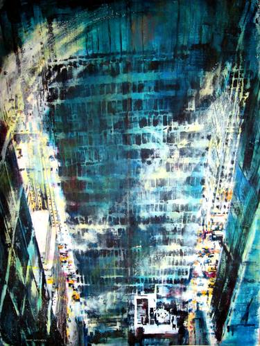 Original Abstract Expressionism Architecture Paintings by David Antonides