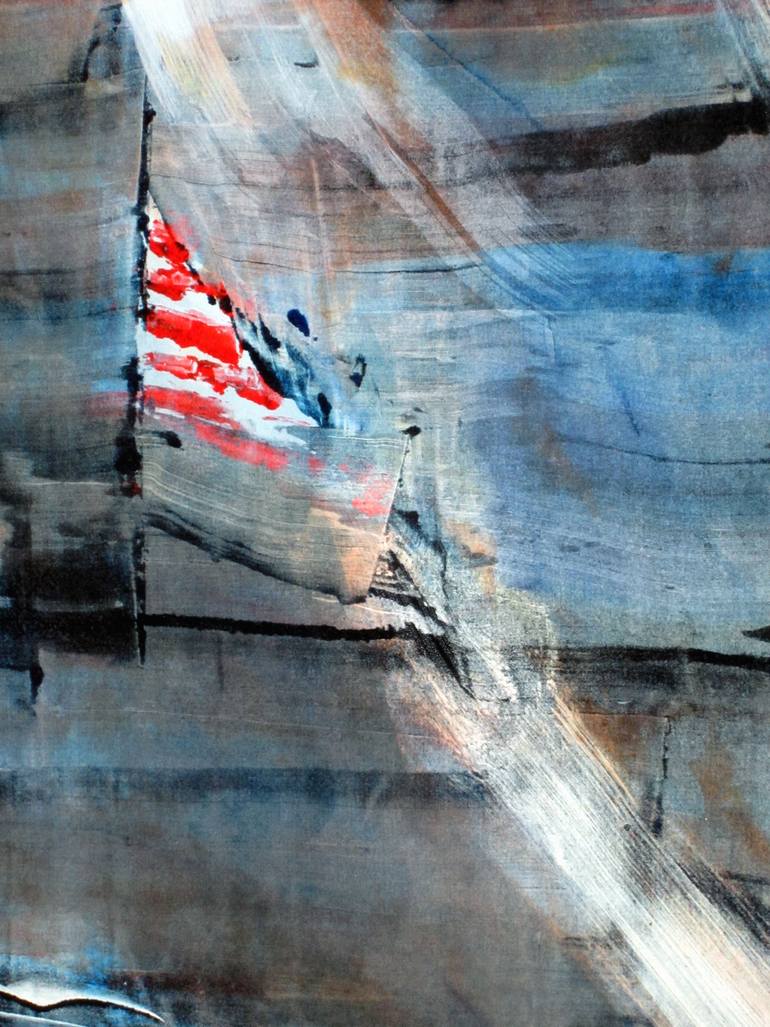 Original Abstract Cities Painting by David Antonides