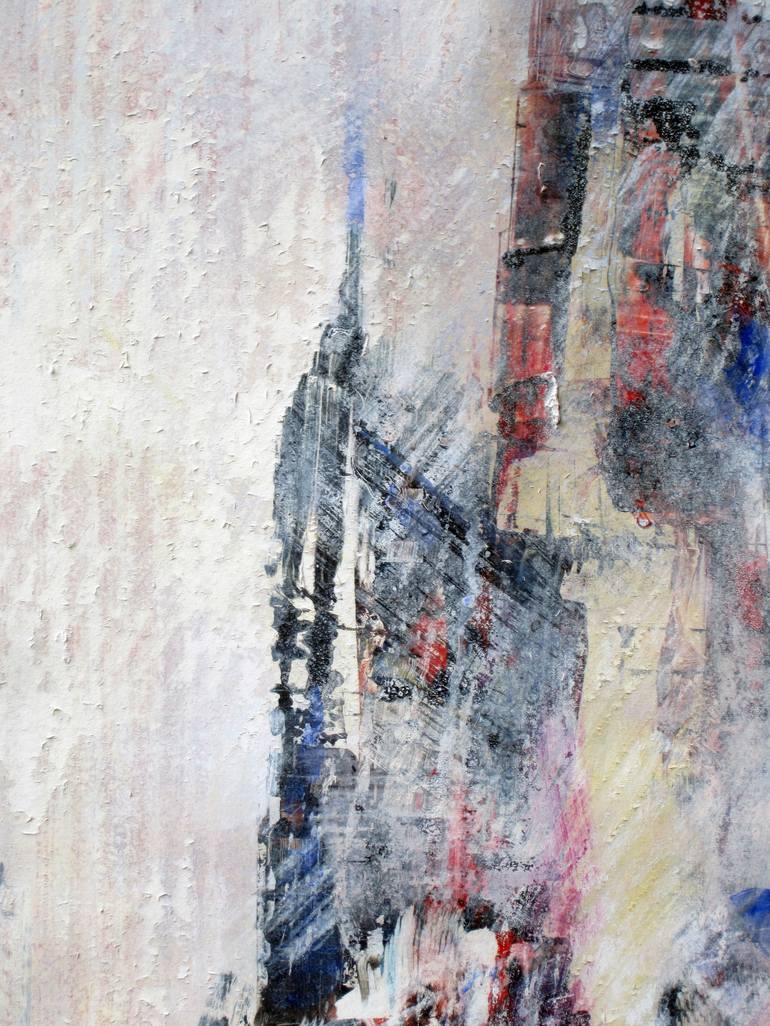 Original Abstract Cities Painting by David Antonides