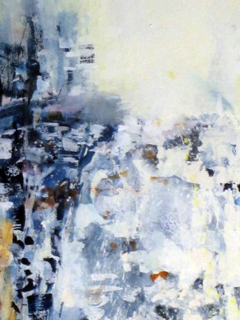 Original Abstract Expressionism Cities Painting by David Antonides