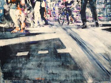Original Abstract Cities Paintings by David Antonides