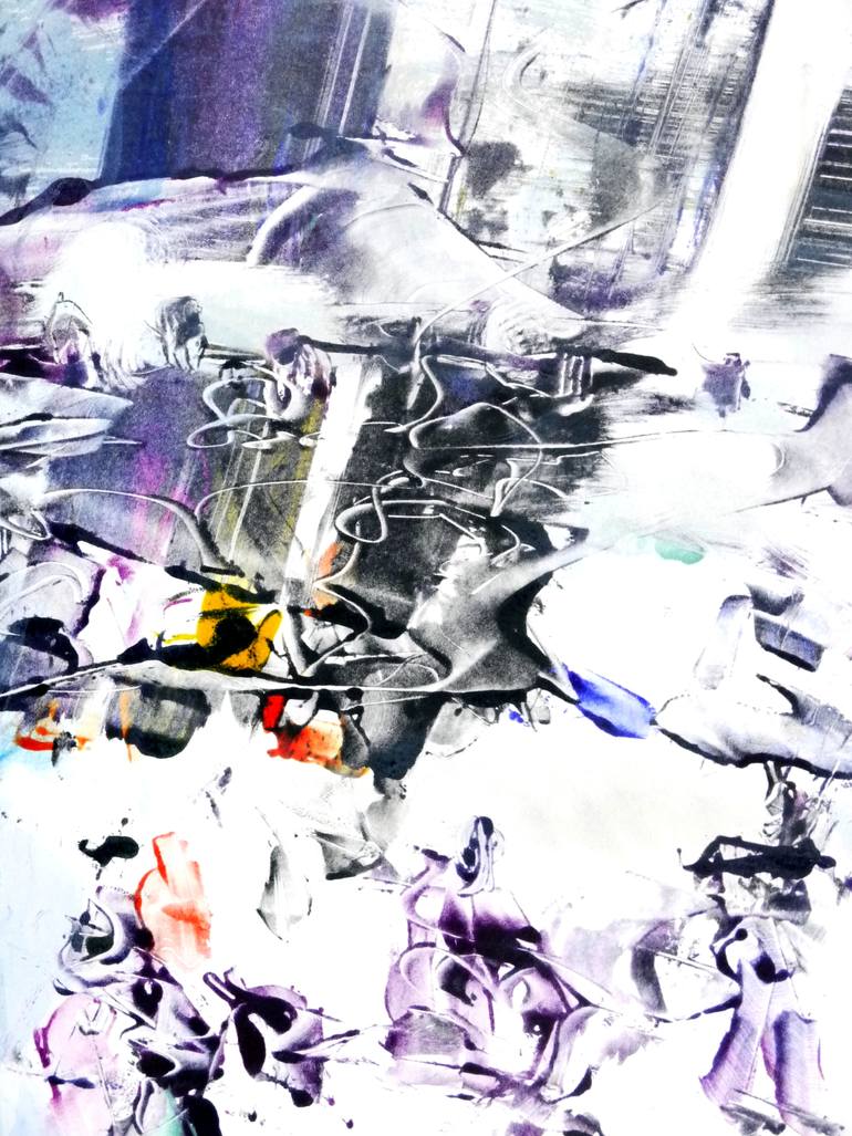 Original Abstract Music Painting by David Antonides
