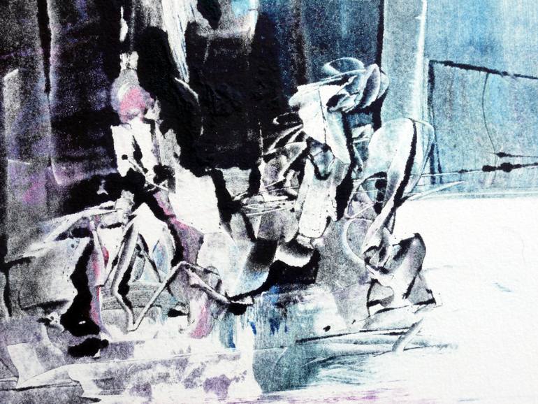 Original Expressionism Cities Painting by David Antonides