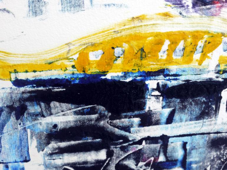 Original Expressionism Cities Painting by David Antonides