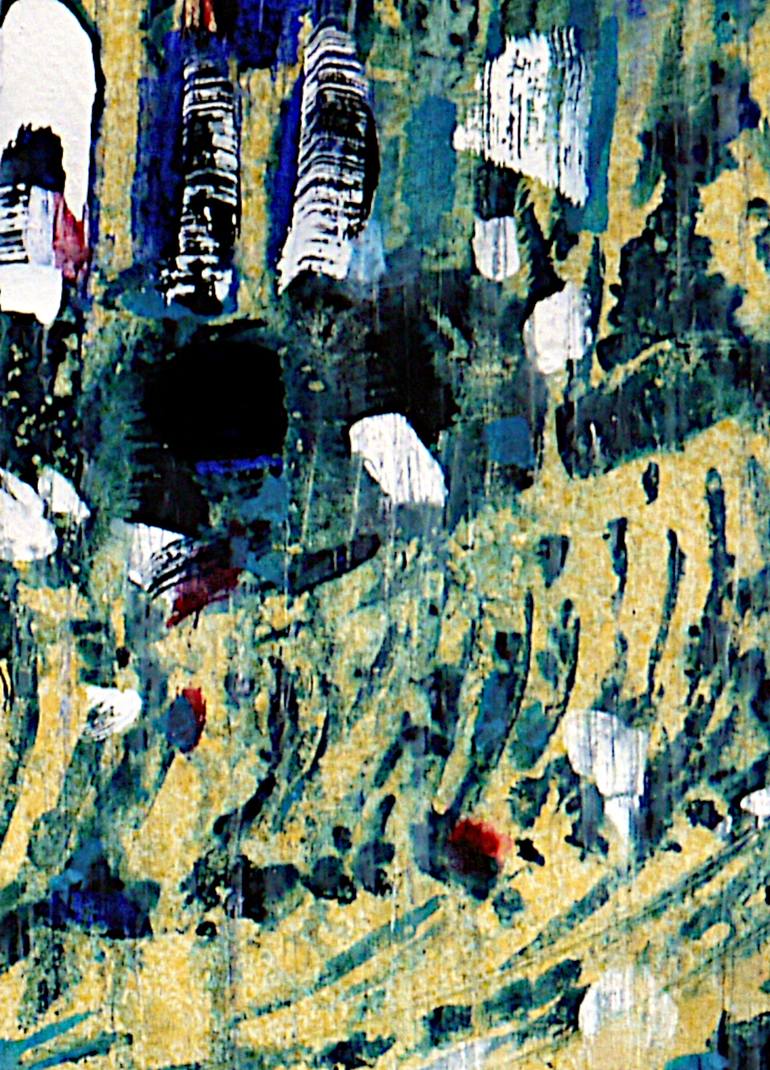 Original Abstract Expressionism Architecture Painting by David Antonides