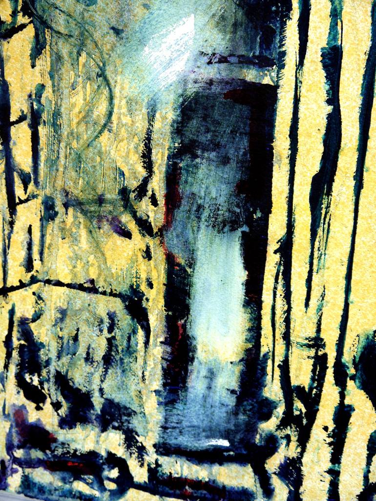 Original Abstract Expressionism Architecture Painting by David Antonides