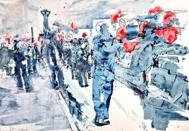 Print of Abstract Expressionism Politics Paintings by David Antonides