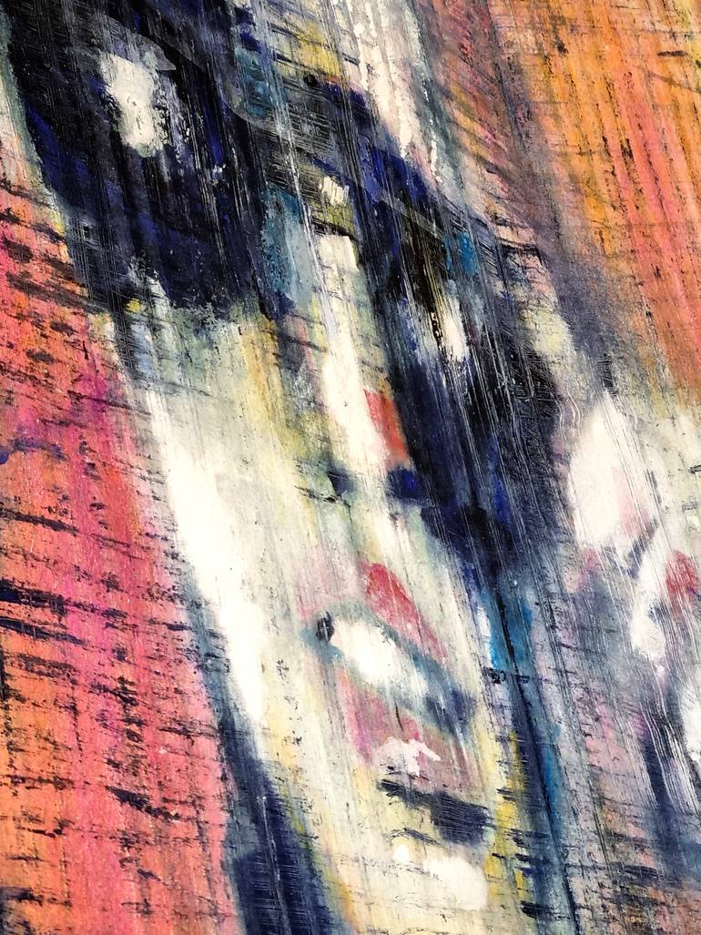 Original Abstract Cities Painting by David Antonides