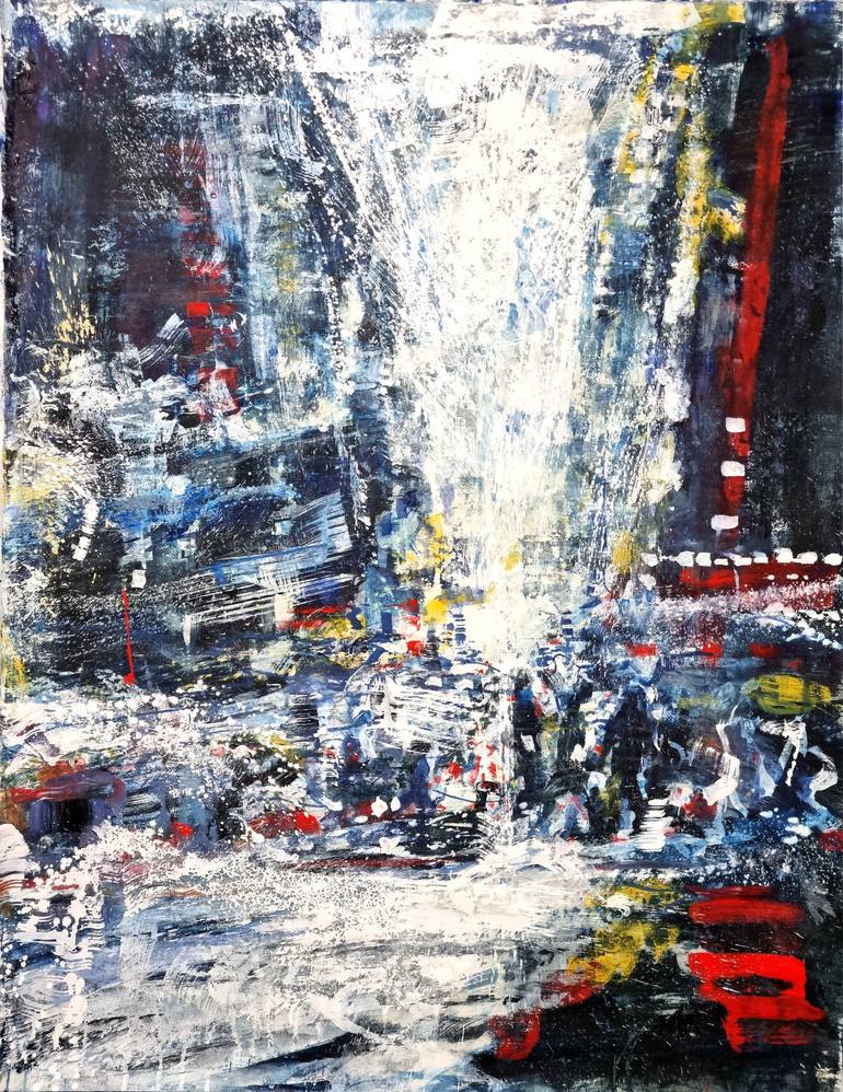 Original Abstract Expressionism People Paintings by David Antonides