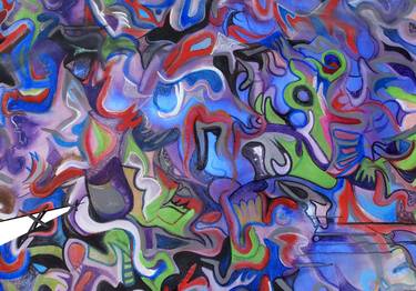 Original Abstract Paintings by RT by KMH