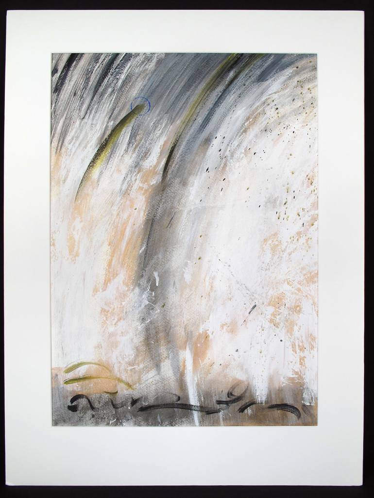 Original Abstract Water Painting by Jerry De La Cruz