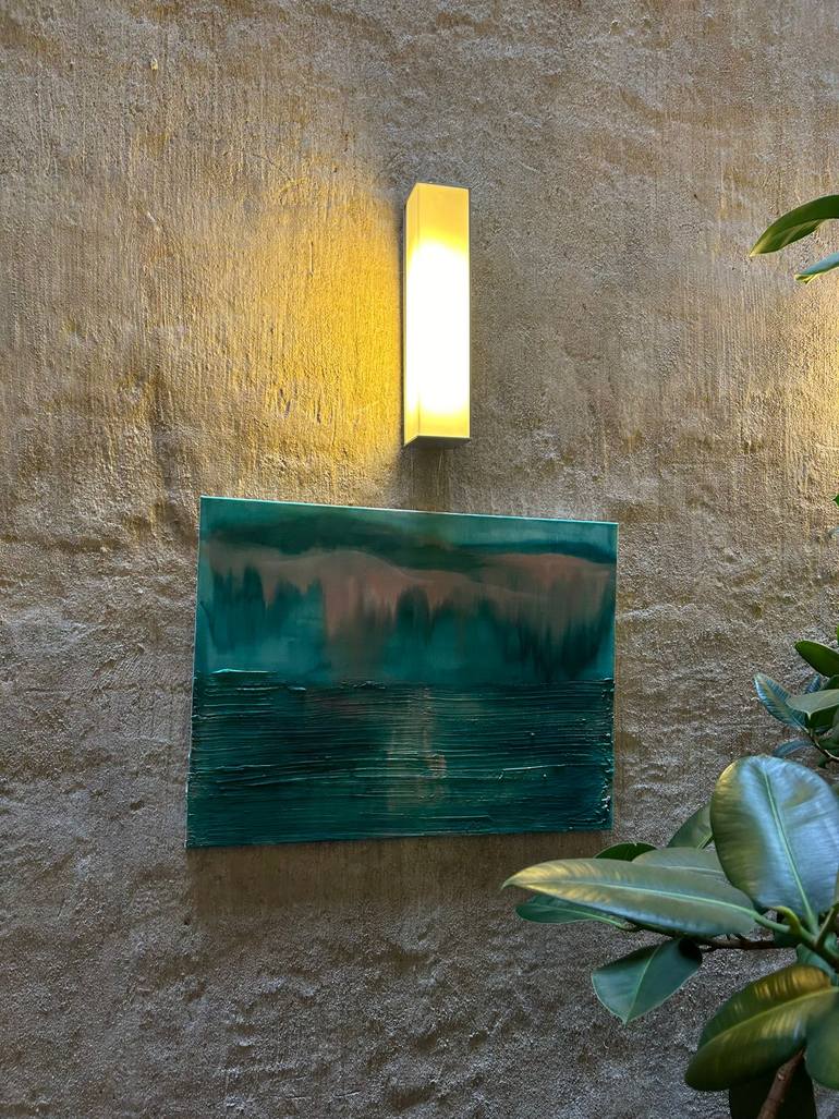 Original Abstract Beach Painting by Ann Gricman