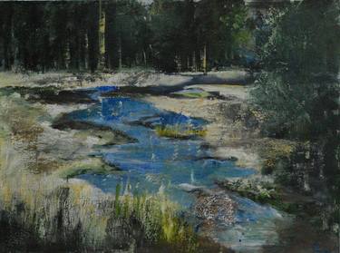 Original Impressionism Nature Paintings by FRANCOISE CARIOU