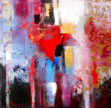 Original Abstract Music Paintings by FRANCOISE CARIOU