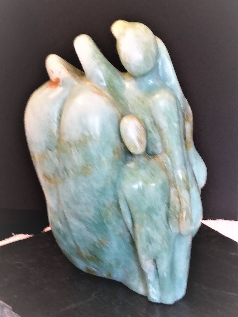 Original Figurative World Culture Sculpture by Ingrid Mueller