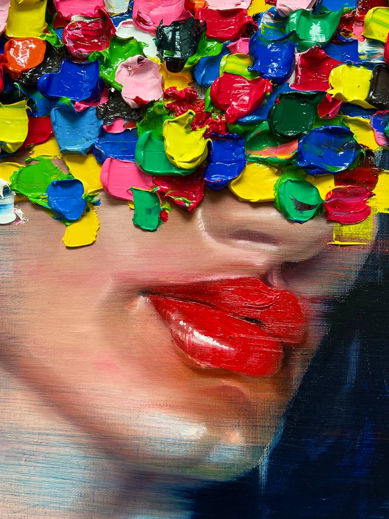 Original Abstract Expressionism Body Painting by Gyobeom An
