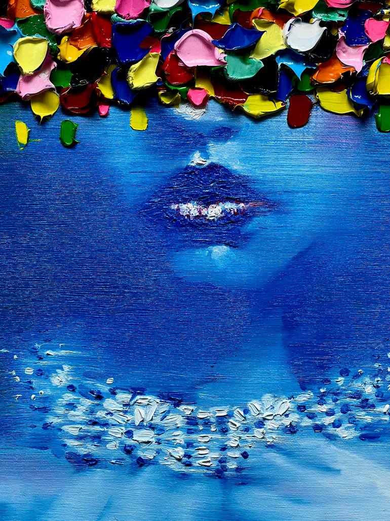 Original Abstract Expressionism Body Painting by Gyobeom An