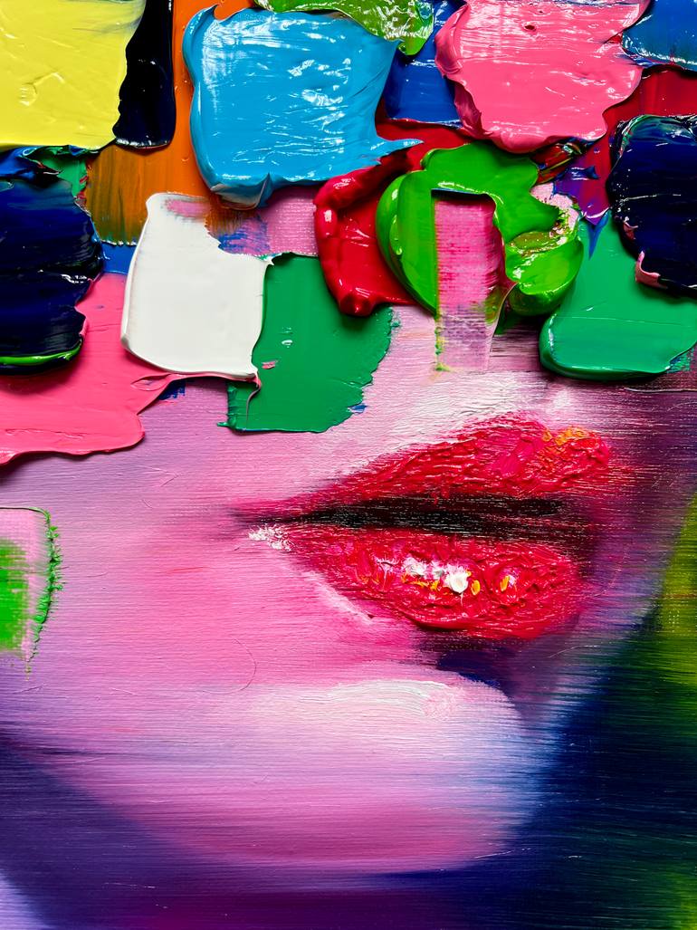 Original Abstract Expressionism Body Painting by Gyobeom An