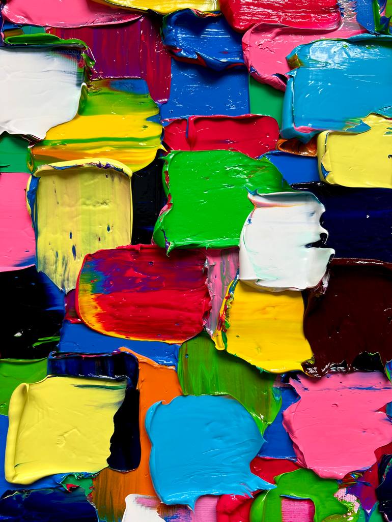 Original Abstract Expressionism Body Painting by Gyobeom An