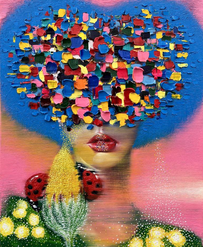 Original Abstract Expressionism Body Paintings by Gyobeom An