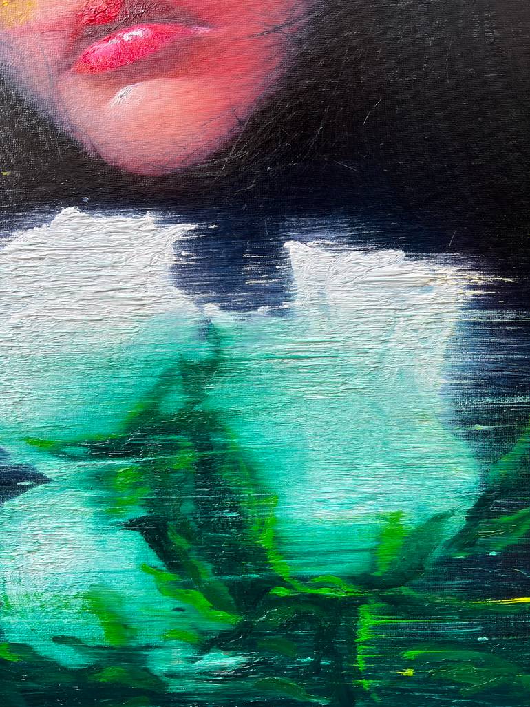 Original Abstract Expressionism Body Painting by Gyobeom An