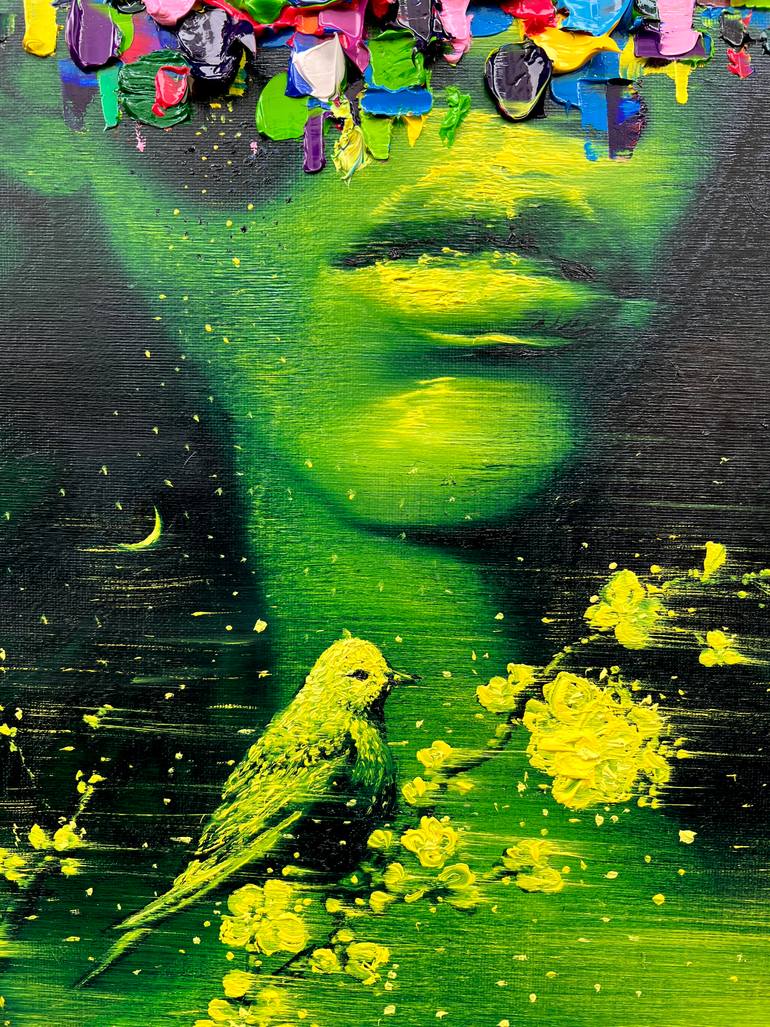 Original Abstract Expressionism Body Painting by Gyobeom An
