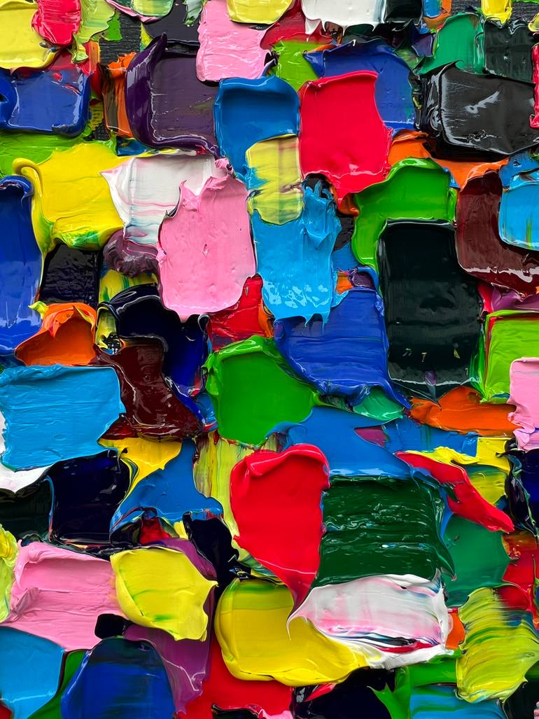 Original Abstract Expressionism Body Painting by Gyobeom An