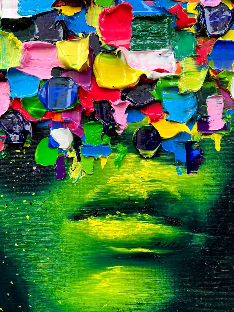 Original Abstract Expressionism Body Painting by Gyobeom An