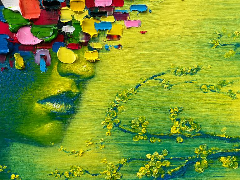 Original Abstract Expressionism Body Painting by Gyobeom An