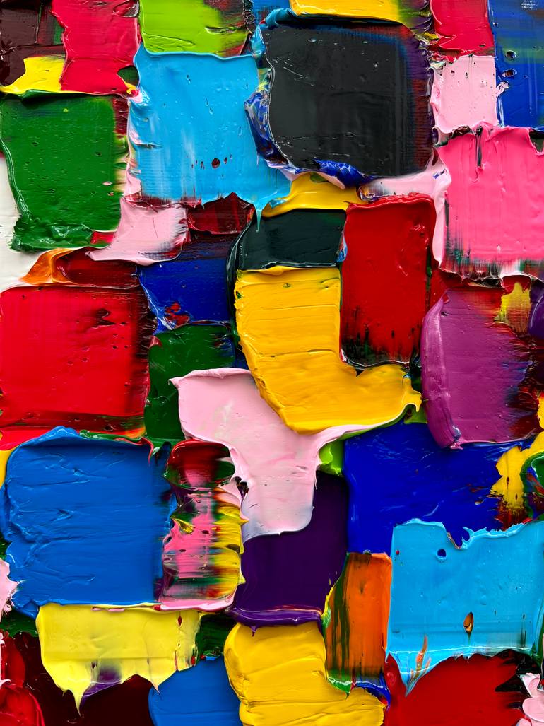 Original Abstract Expressionism Body Painting by Gyobeom An