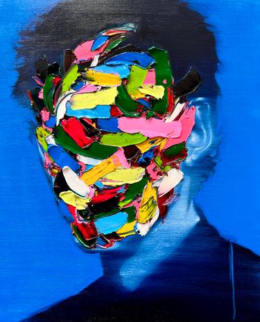 Original Abstract Expressionism Body Painting by Gyobeom An