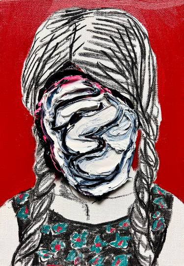 Original Abstract Expressionism Body Painting by Gyobeom An