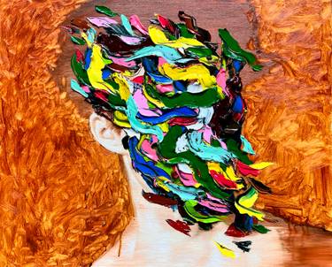 Original Abstract Expressionism Body Painting by Gyobeom An