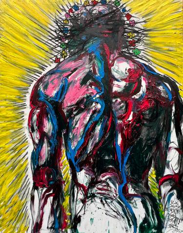 Original Abstract Expressionism Body Paintings by Gyobeom An