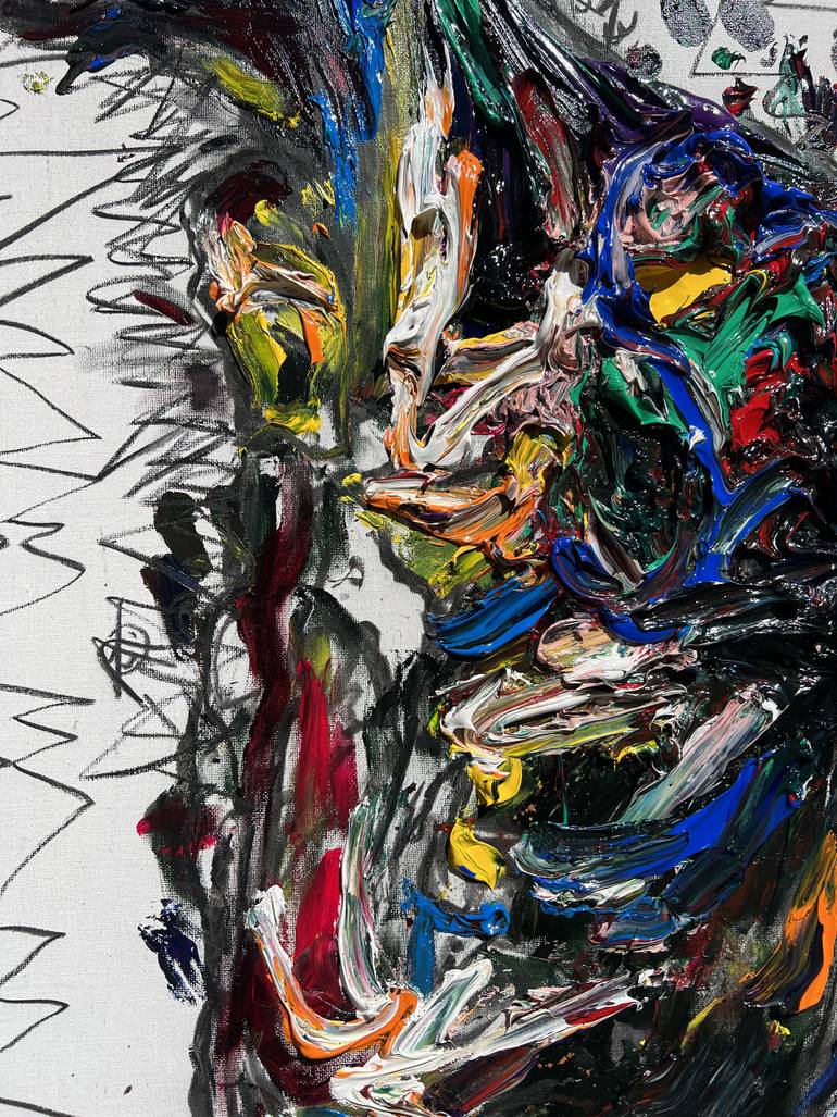 Original Abstract Expressionism Body Painting by Gyobeom An