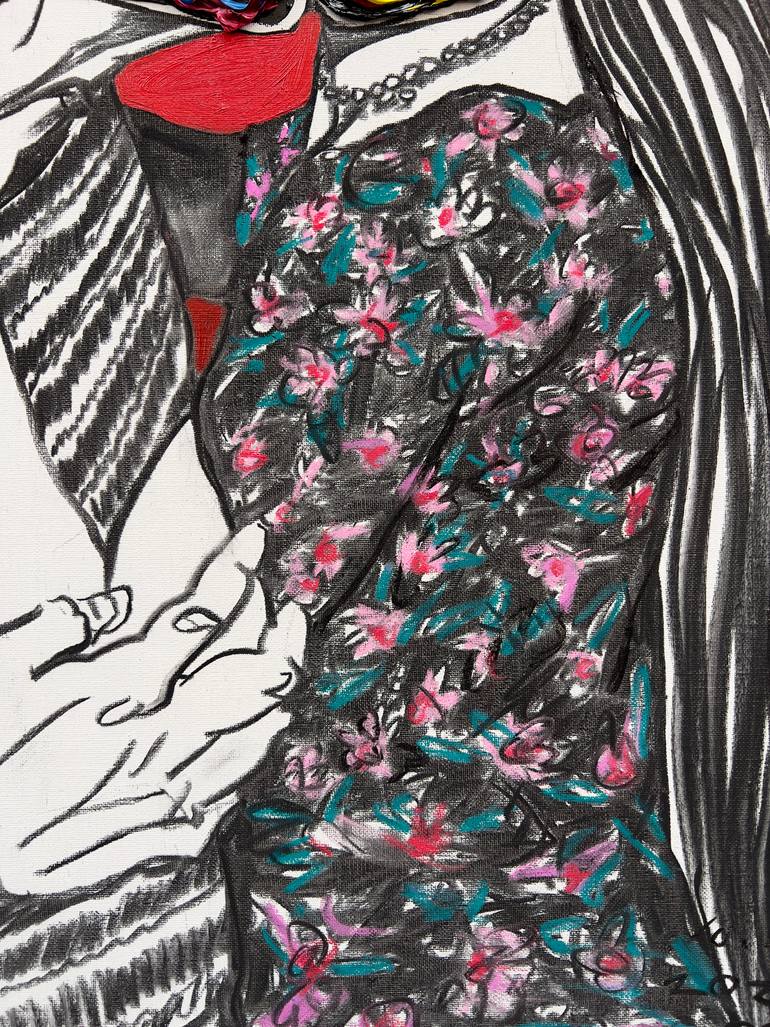 Original Abstract Expressionism Body Painting by Gyobeom An