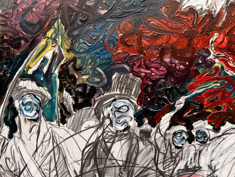 Original Abstract Expressionism Body Painting by Gyobeom An