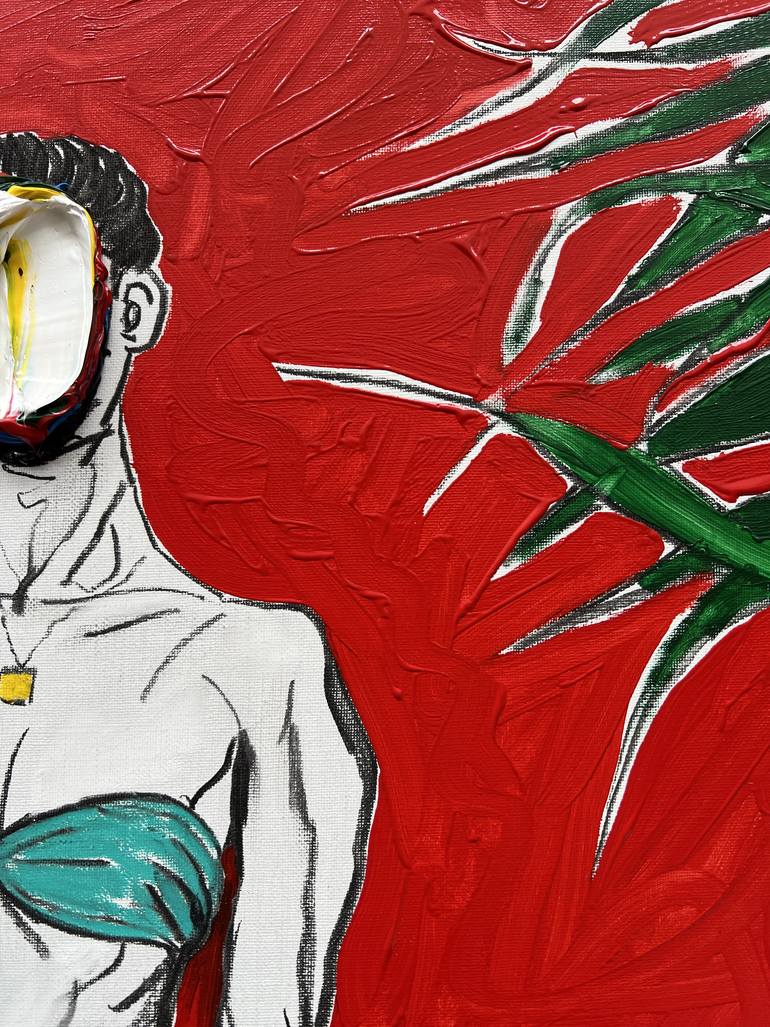 Original Abstract Expressionism Body Painting by Gyobeom An